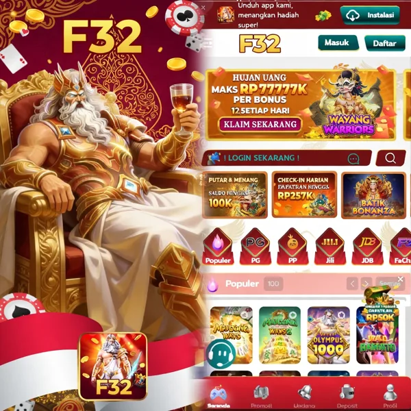 F32 2026 Slot Gacor RTP Tinggi
